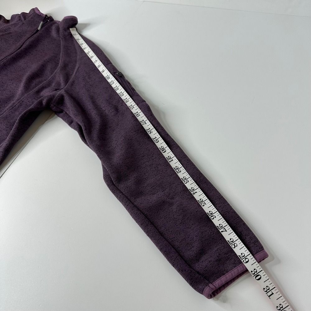 Eddie Bauer Fleece Pullover Heathered Purple Quarter Zip Jacket Gorpcore Sz 2XL - Picture 16 of 16